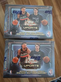 Topps Chrome Update Blaster boxes lot of 2
