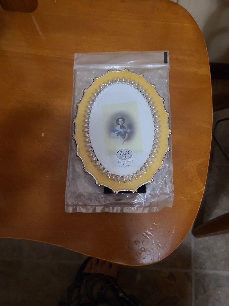 Gorgeous Mother Of Pearl Photo Frame