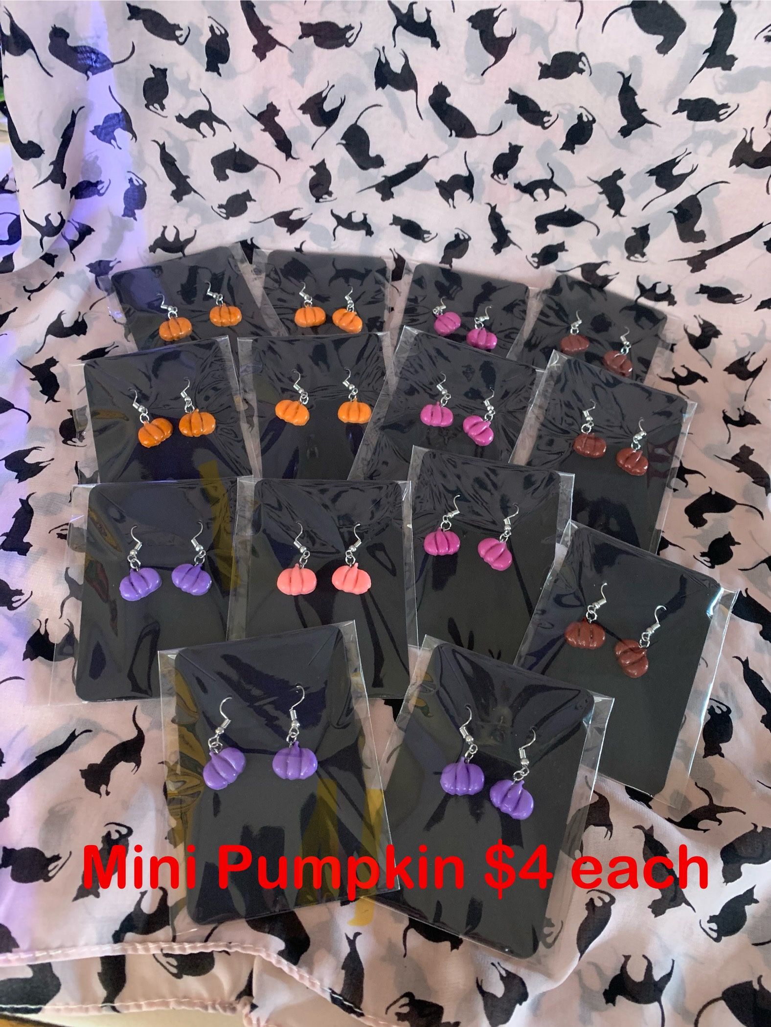 Handmade halloween earrings. Prices on pictures