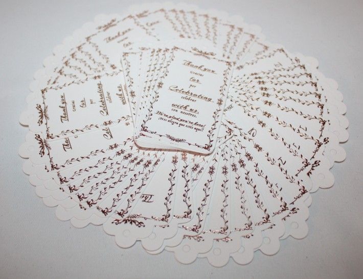 60 Pack Thank You For Celebrating With Us Cards