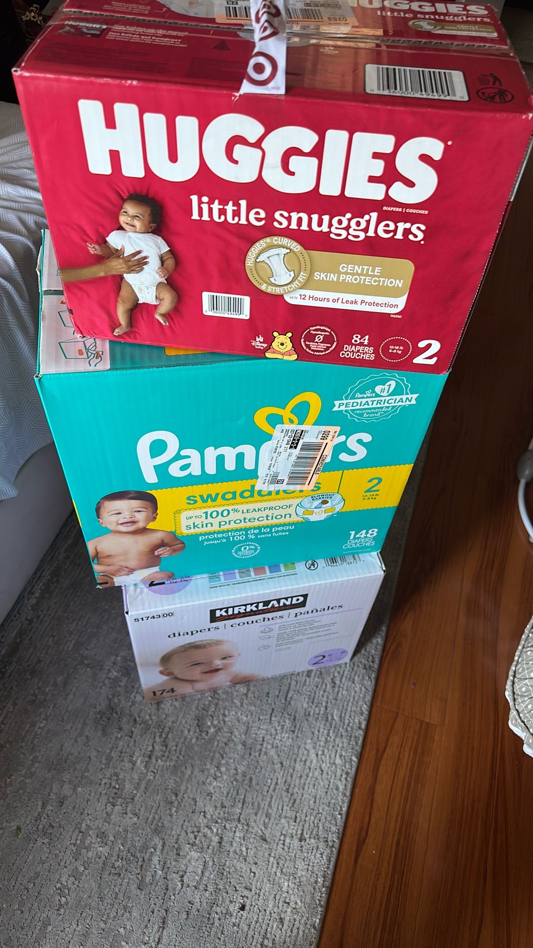 Size 2 Diapers. New. Open Offer For 3 Boxes Unopened!