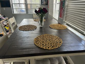 Dining Table Set with 4 Chairs