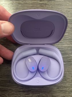 Purple JBL around the ear ear buds
