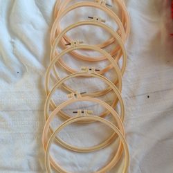 Embroidery Hoop Lot 