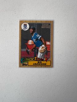 Bo Jackson Topps Rookie Reprint Mint