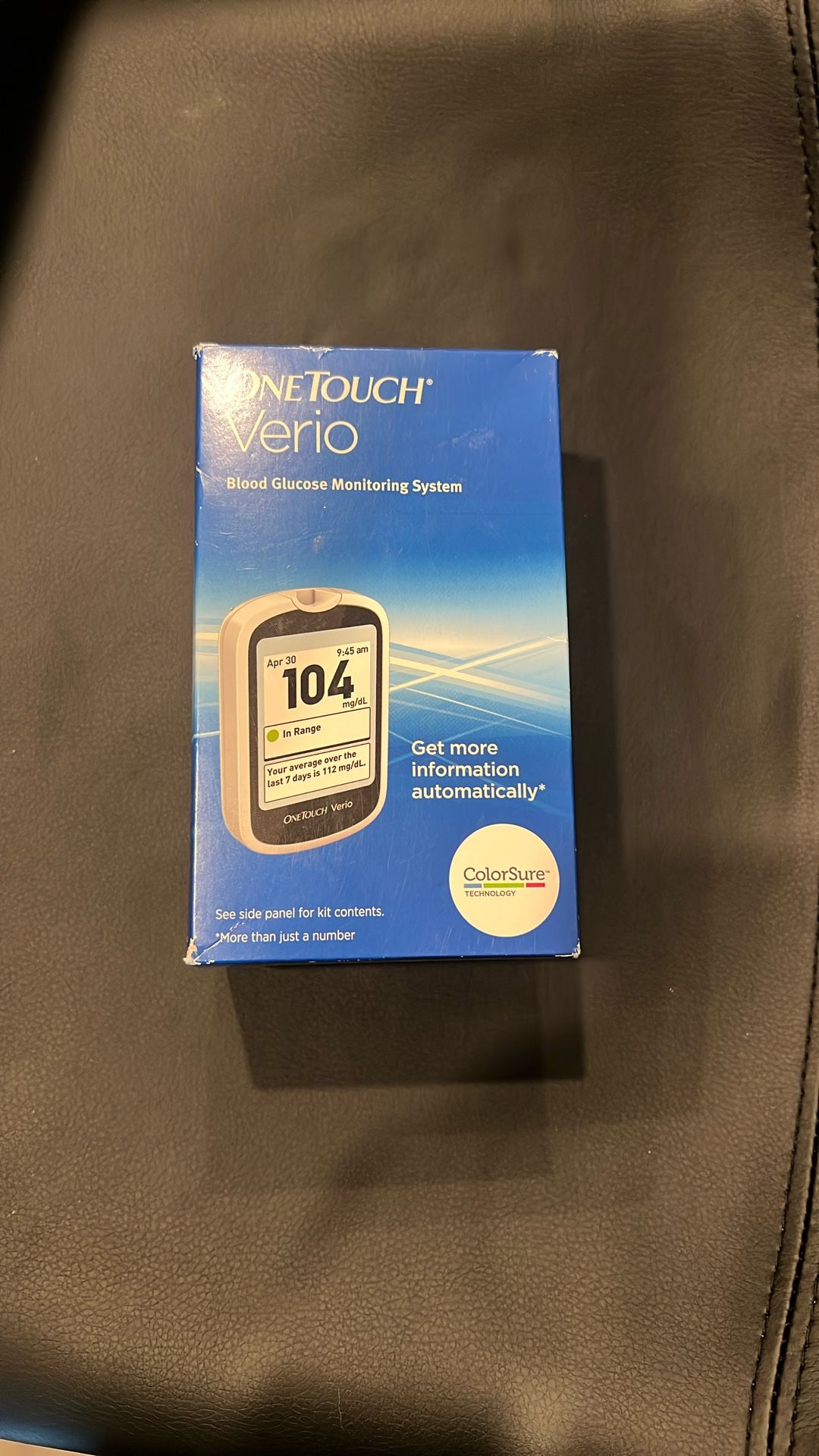 OneTouch One Touch Verio Blood Glucose Monitoring System Brand NEW