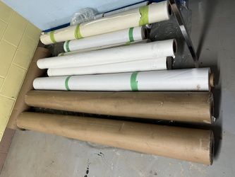 Large Rolls Of Printing Paper As Is