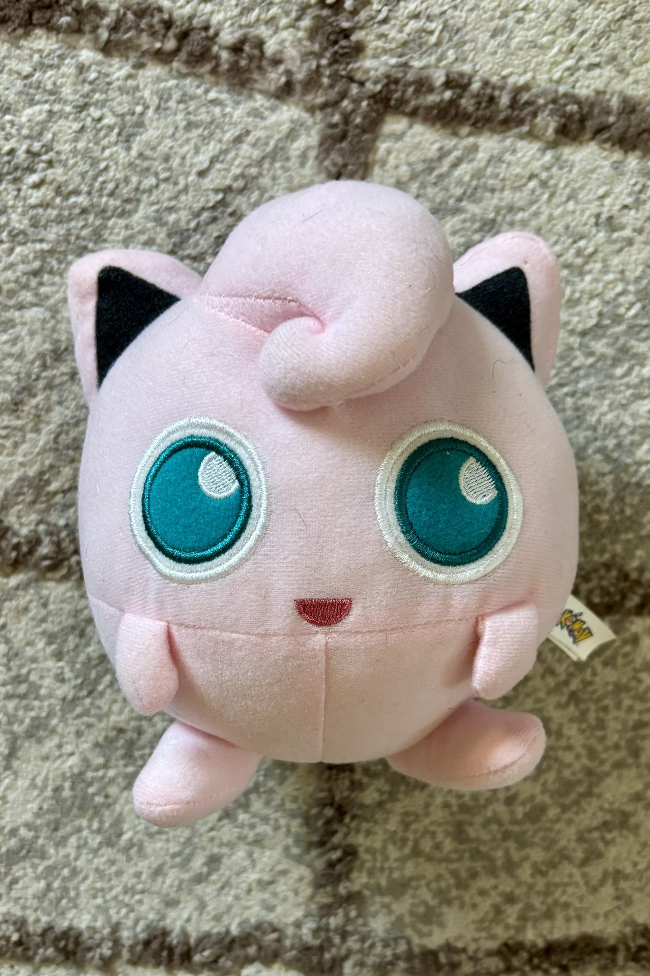 🔥 Mint Jigglypuff Pokémon Plush – Like New!