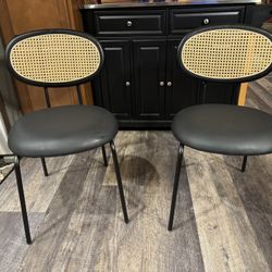 Black Dining Chair Set