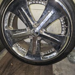 20 INCH FOOSE RIMS AND TIRES