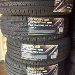 185/65/14 Blackhawk tires 🛞