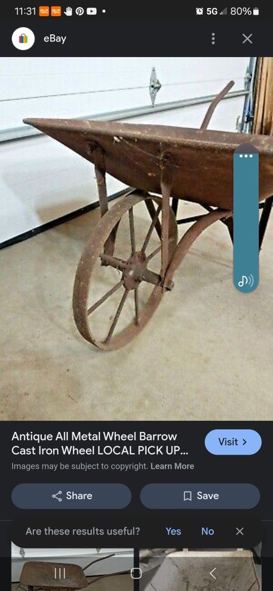 Antique Wheel Barrow