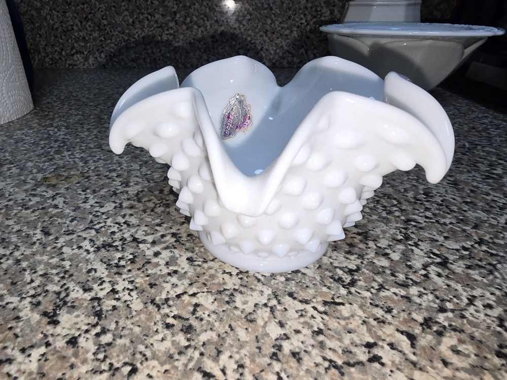 Fenton Hobnail Art Vintage 