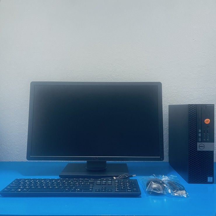Dell OptiPlex 5040 Small Form | 27-inch FHD Monitor | 3.6GHz i7-6700 | 16GB RAM | 256GB NVMe SSD | Windows 11 Pro
