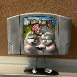 NEW! Hand sculpted and Hand Painted Super Nintendo Mario Kart game Sculpture 