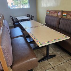 Booths And Table 