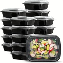 Meal prep containers with lids – 150 complete sets
