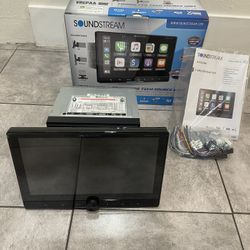 Nuevo Stereo De Carro Soundstream Double Din 10.6 Pantalla Nuevo