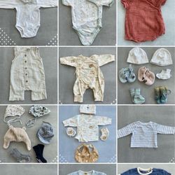 Baby Tops Bottoms Socks Hats Sweaters, 1-12 Months