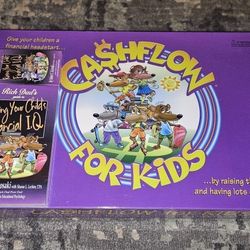 Ca$hflow For Kids Game by Rich Dad Poor Dad Robert Kiyosaki Includes Book & Cassette