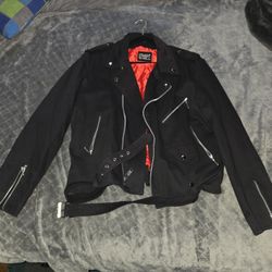 Straight To Hell Commando Twill Biker Jacket