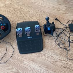 G29 Racing Steering Wheel With Pedals And Shifter