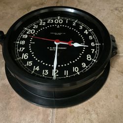 U S Navy Chelsea Ships Clock