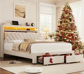 New full size bed with mattress and free delivery