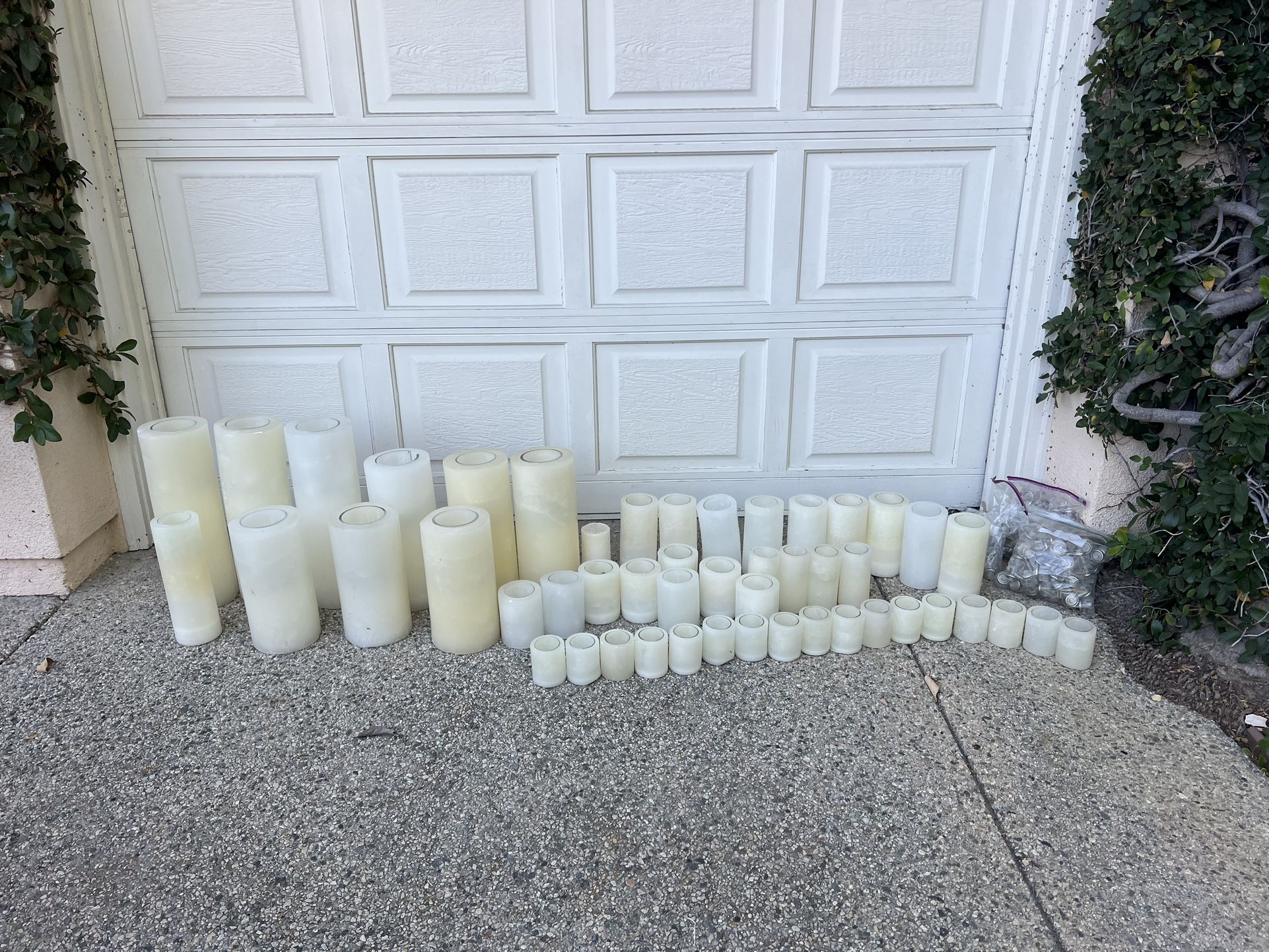 48 Beautiful Re-Usable Candles