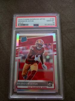 Brandon aiyuk San Francisco 49ers rookie PSA 10
