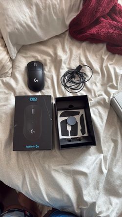 Logitech G PRO X SUPERLIGHT Wireless Gaming Mouse + Box & Accessories