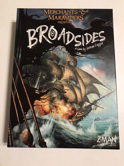 Merchants & Marauders Broadsides Pirate Board Game by ZMAN Games Complete