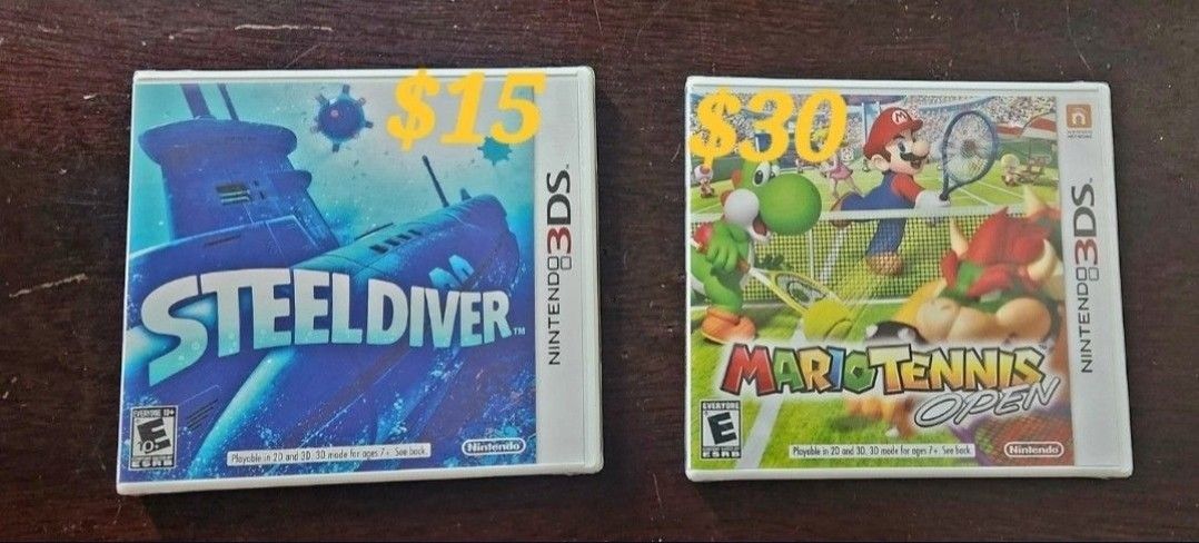 Brand New Mario Tennis Open 3DS & Nintendo StillDiver 3DS