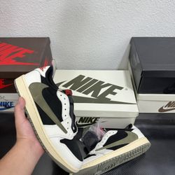 Aj1 Nike Air jordan 1 low travis scott olive greens size 7,7.5,8,8.5,9,9.5,10,10.5,11,12 