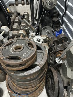 Olympic Weight Plates 75c A Lb