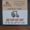 One Stop Golf Cart