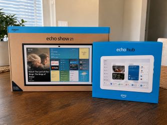 Brand New Amazon Echo Show 21 + Echo Hub Bundle – $500 OBO