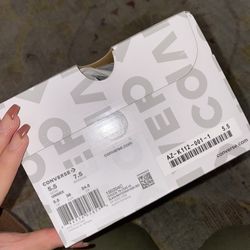 Converse Play, Black 5.5 Men 7.5 Women