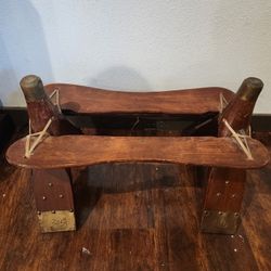 Vintage Egyptian Camel Saddle Stool