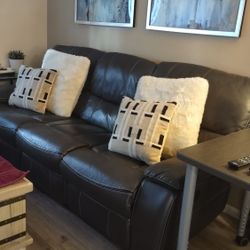 Large Recliner Couch Set 