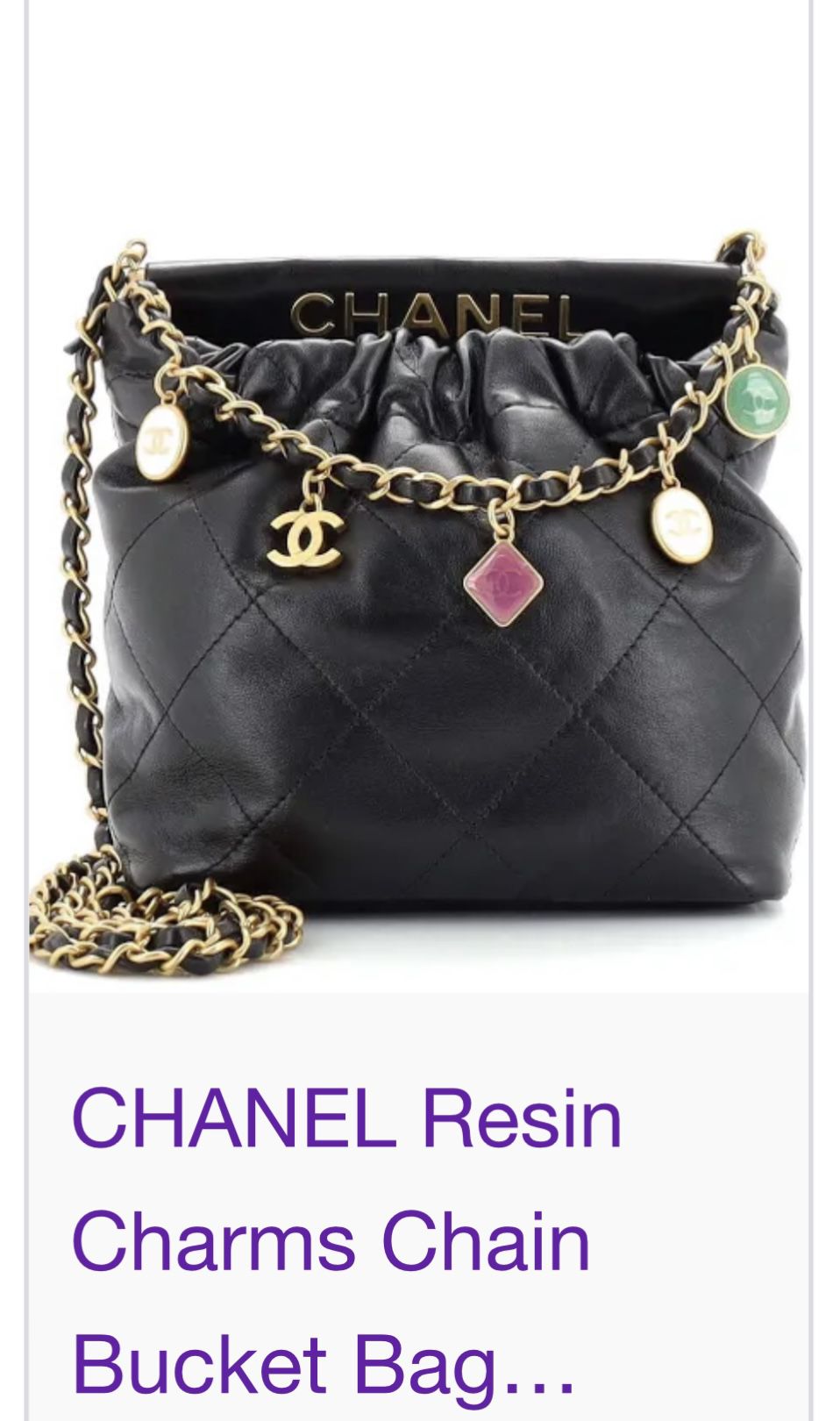 Chanel Small Bucket Bag for Sale in Sunny Isles Beach, FL - OfferUp