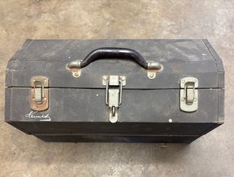 Vintage Kennedy Kits Style 1017 Cantilever Steel Machinist Toolbox Tackle Box