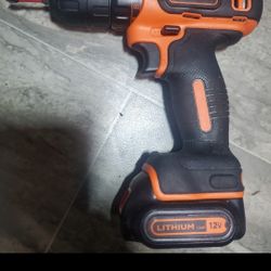 Black & Decker 20V Max Power Drill with Battery