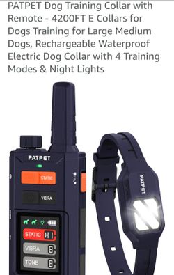 Pet training collar