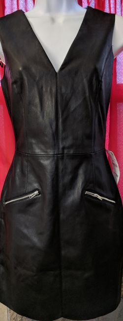ZARA Women's Faux Black Dress