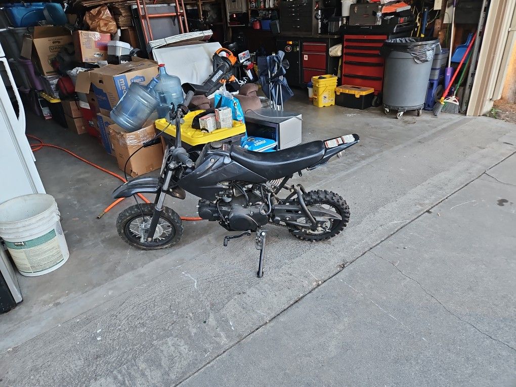 70cc Mini Bike 4 Stroke 4 Speed No Clutch