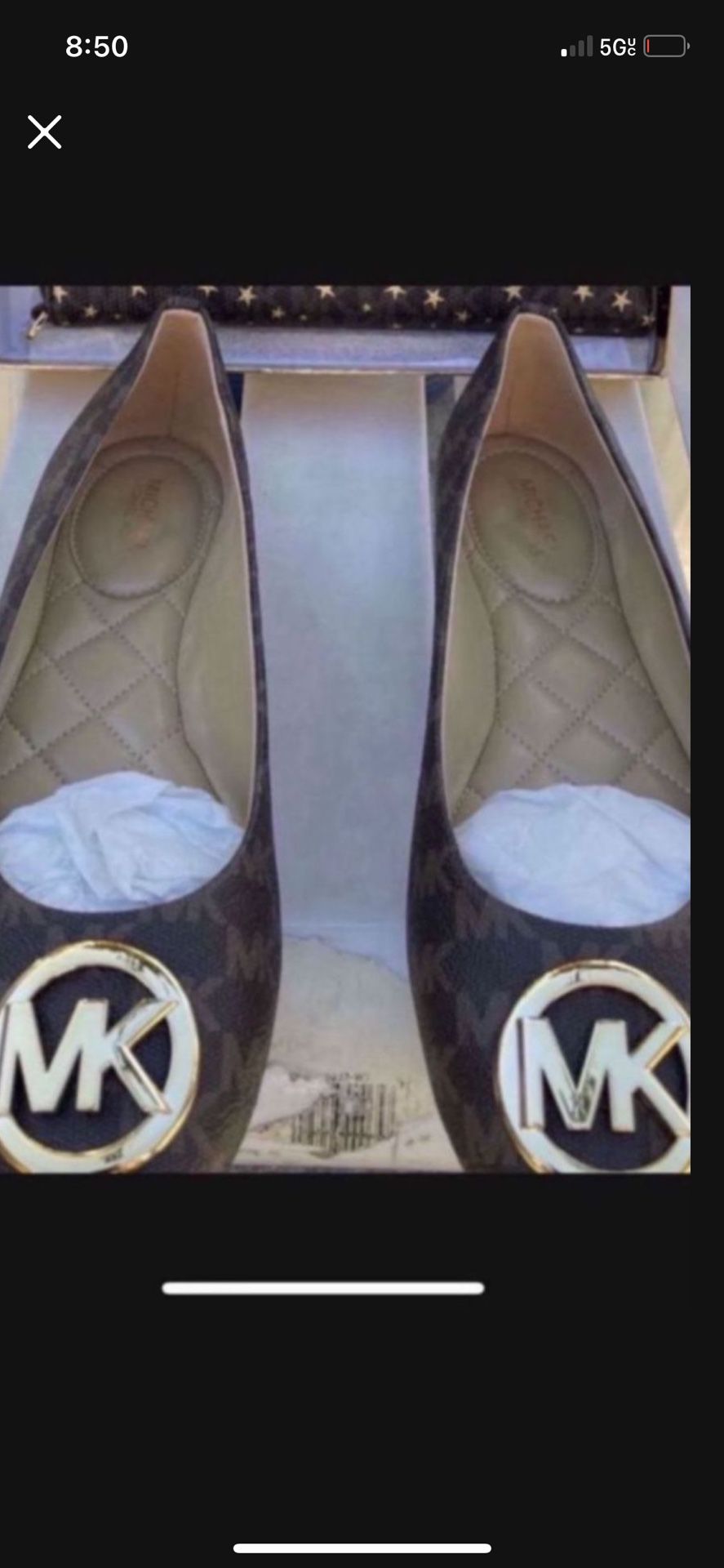 MICHAEL KORS Women's Moccasin Flats size 7.5 NEW  serious inquiries only please  Pick up location in the city of Pico Rivera 