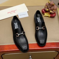 Ferragamo Men’s Leather Shoes With Box 2026 New 
