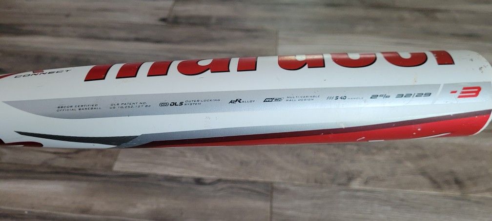 Marucci CATX Connect -3 Baseballschläger aus Aluminium, 5,1 cm Durchmesser