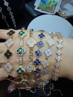 Beautiful 14 karat Gold plated CZ stone Jewerly